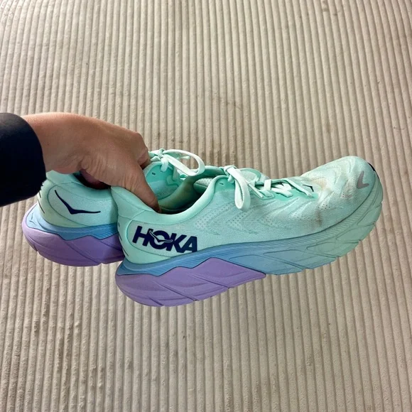 HOKA ONE ONE ARAHI 6 Sunlit Ocean / Lilac Mist Blue Turquoise Purple 7.5 - Picture 6 of 11